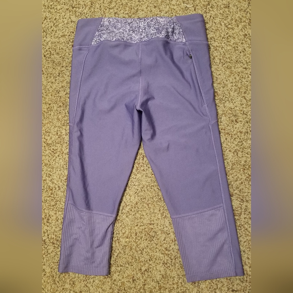 Under Armour Compression Large Purple Leggings Si… - image 3